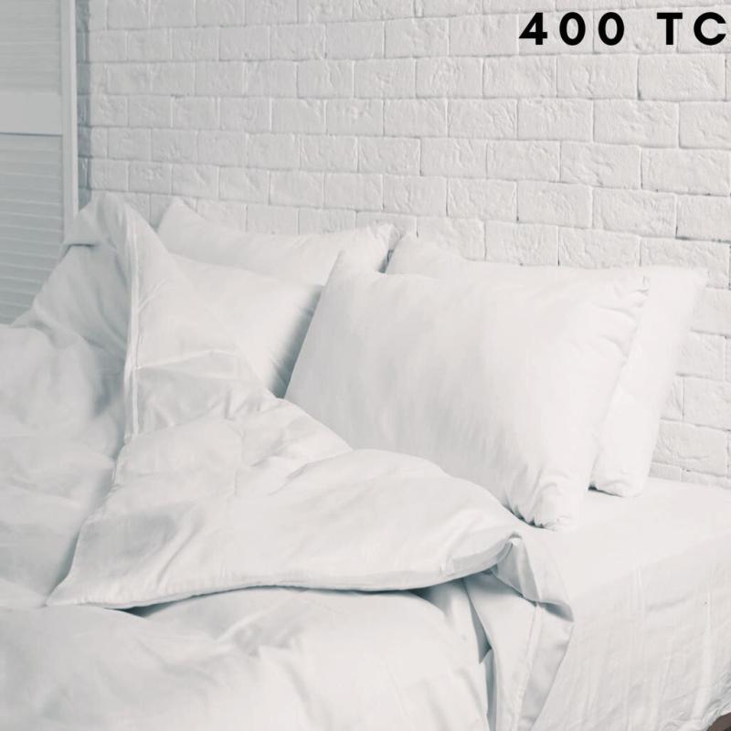 400 Thread Count 100% Cotton Sateen Bed Linen